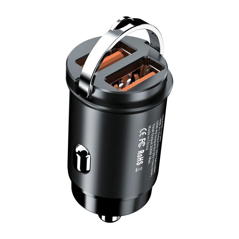 DUAL-PORT HIDDEN CAR CHARGER