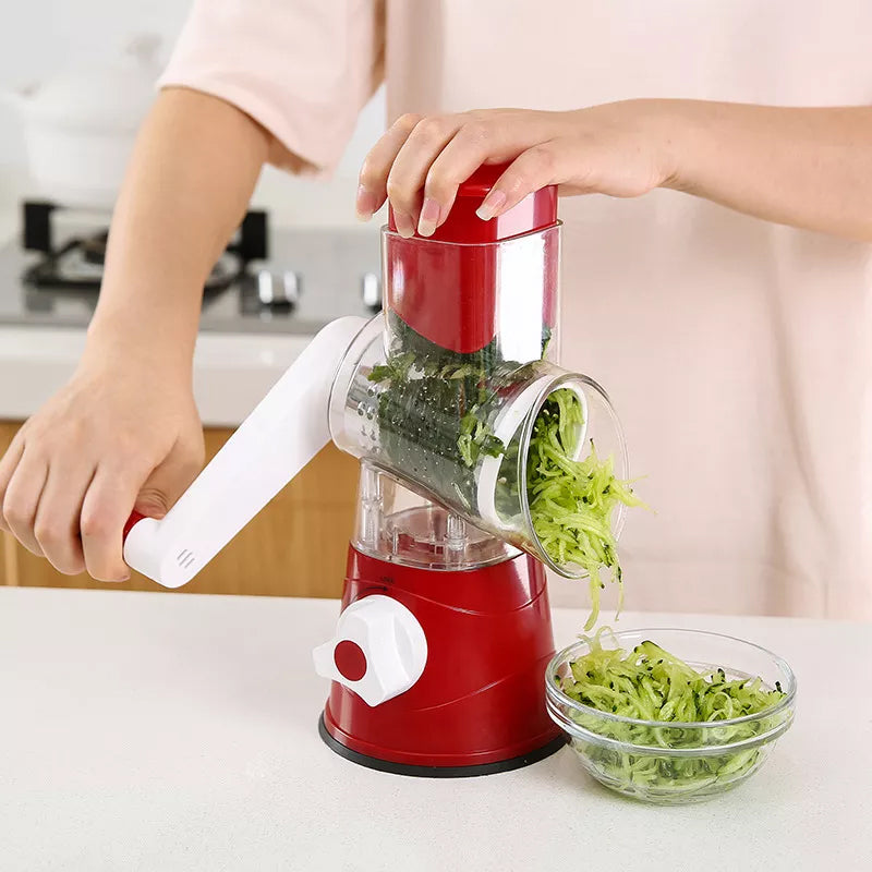 PREPMATE™ – MULTIFUNCTIONAL CHOPPER MANUAL ROTARY GRATER 🔥 50% OFF 🎁