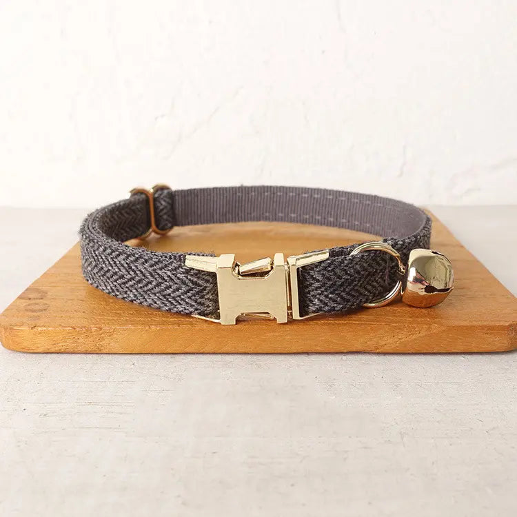 PERSONALIZED CAT COLLAR WITH BELL