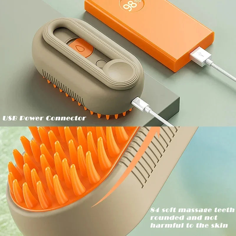 FURFLAIR™ THE STEAM BRUSH FOR A RADIANT CAT
