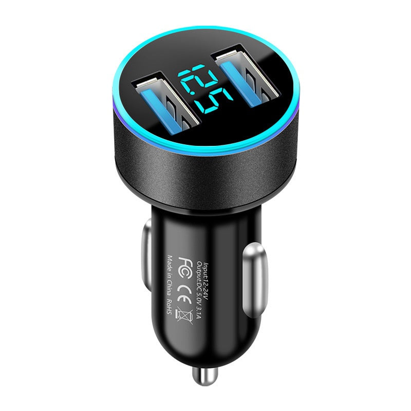 DUAL-PORT HIDDEN CAR CHARGER