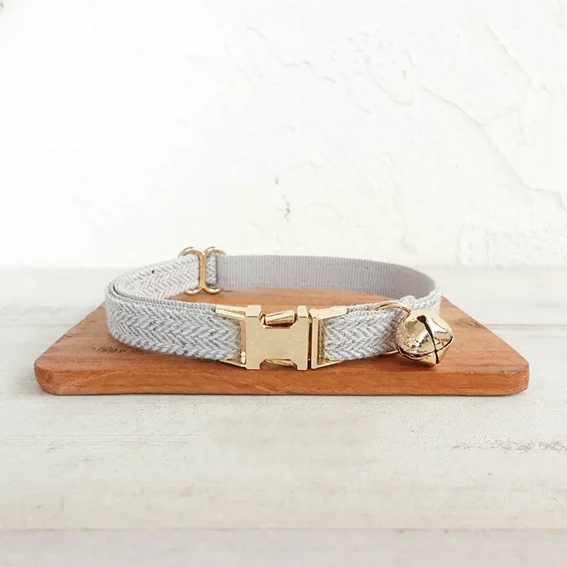PERSONALIZED CAT COLLAR WITH BELL