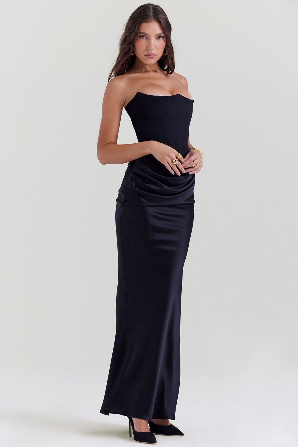 LINA™ - ELEGANT CORSET MAXI DRESS