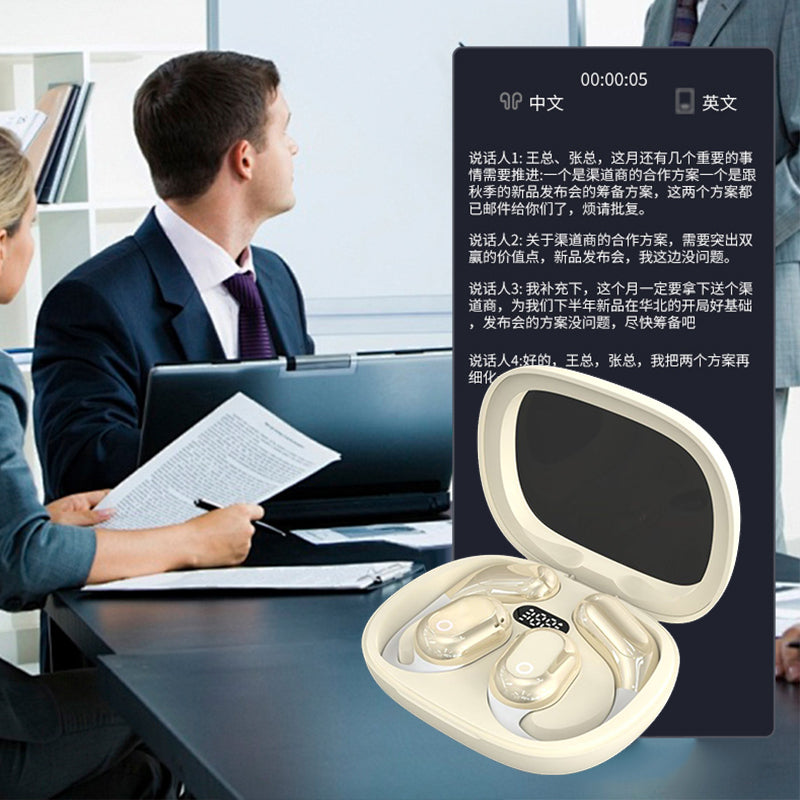 SMARTSPEAK™ - AI Translator Earbuds – Bluetooth | Real-Time Voice Translation