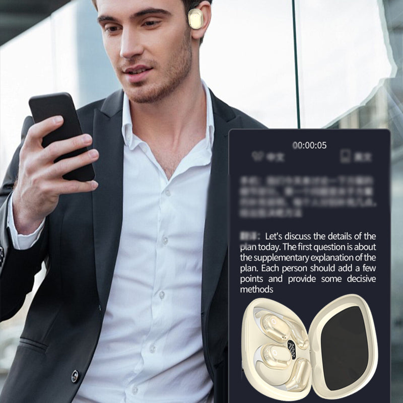 SMARTSPEAK™ - AI Translator Earbuds – Bluetooth | Real-Time Voice Translation
