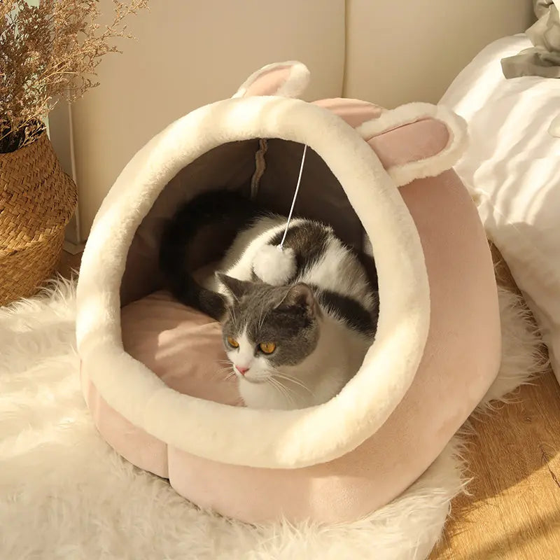 Cozy Cat Bed Tent Lounger