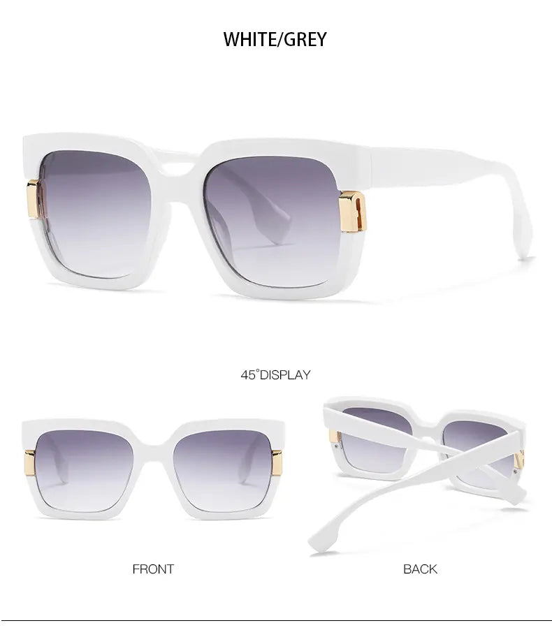 Trendy UV400 Square Sunglasses