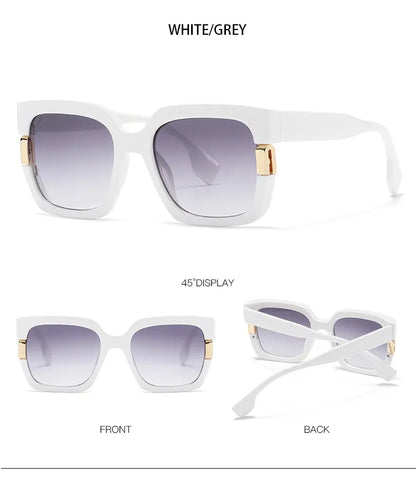 Trendy UV400 Square Sunglasses