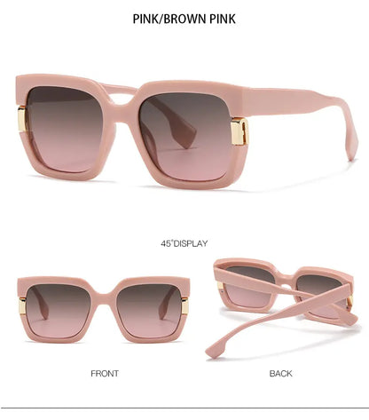 Trendy UV400 Square Sunglasses