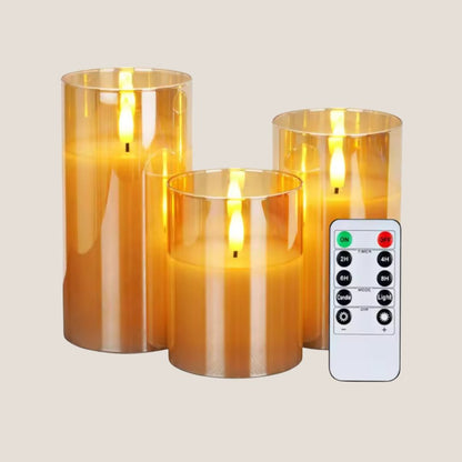 Lume™ | Enchanting set of LED candles with timer function