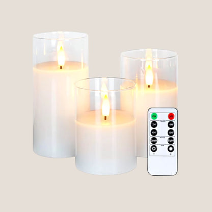 Lume™ | Enchanting set of LED candles with timer function