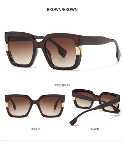 Trendy UV400 Square Sunglasses